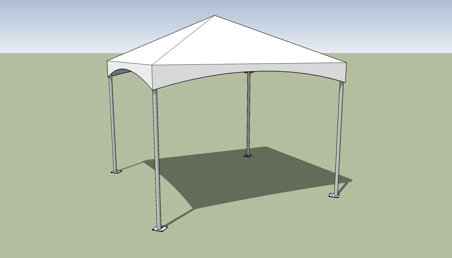 10x10 frame tent